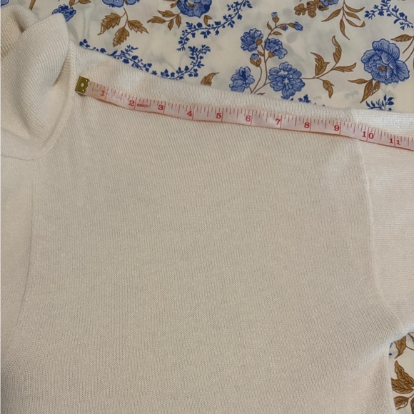 Wilfred Clara Sweater Large Light Birch Ivory Polo Merino Wool Cotton Aritzia - Picture 13 of 14